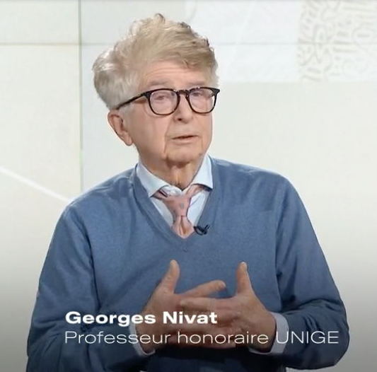 Portrait. Georges Nivat interviewé par Philippe Revaz - Nous sommes dans une période où l'inhumain reprend le dessus sur l|humain. 2024-01-20